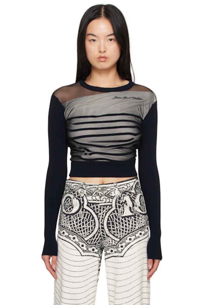 Свитер «Мариньер» темно-синего цвета Jean Paul Gaultier
Свитер «Мариньер» темно-синего цвета Jean Paul Gaultier