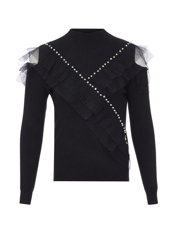 Пуловер bling bling by leo, черный 
Пуловер bling bling by leo, черный