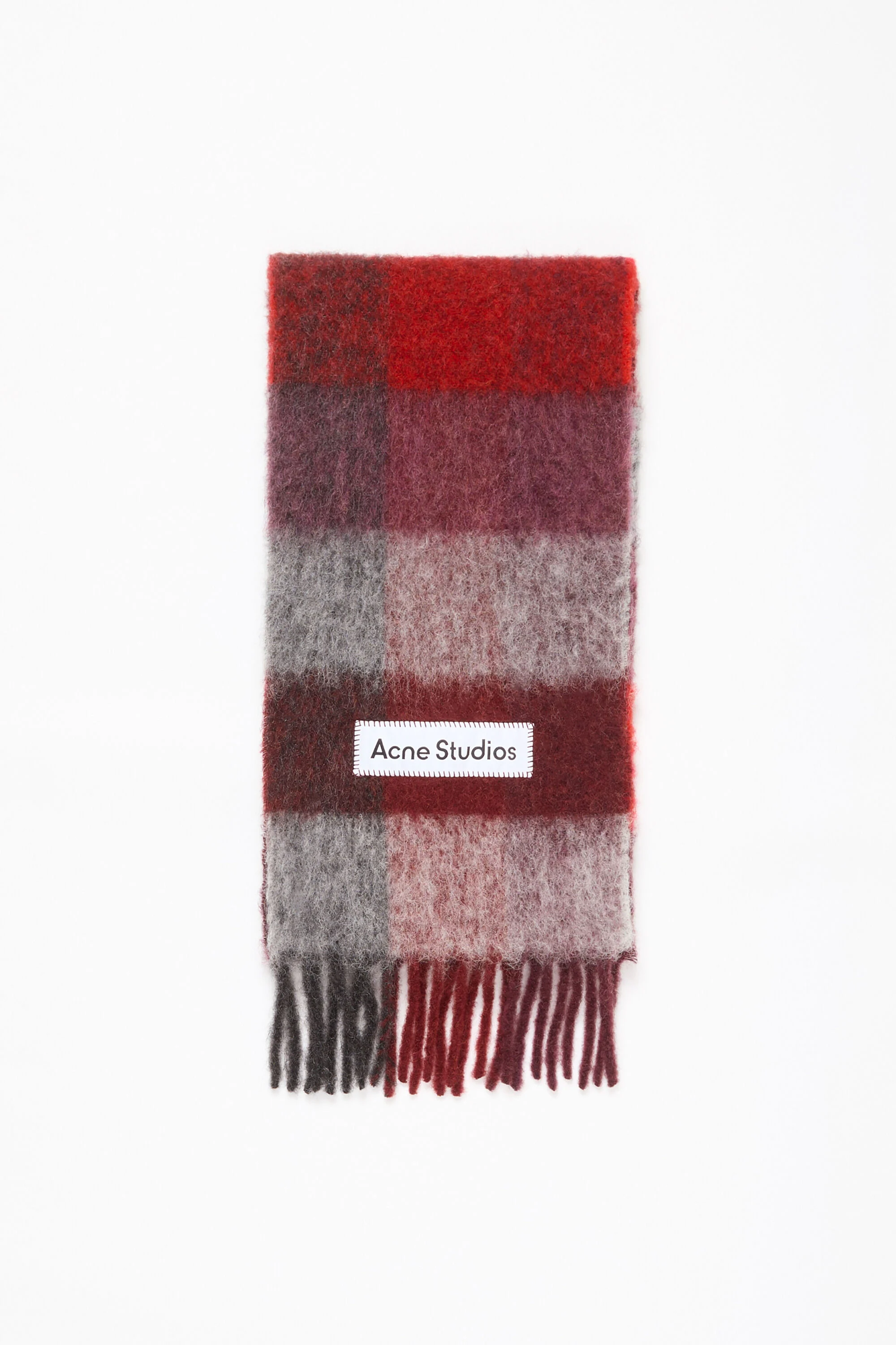 Шарф в клетку из мохера Acne Studios, Red/black
Шарф в клетку из мохера Acne Studios, Red/black