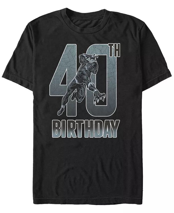 Мужская футболка с коротким рукавом Marvel Black Panther 40th Birthday Fifth Sun, черный
Мужская футболка с коротким рукавом Marvel Black Panther 40th Birthday Fifth Sun, черный