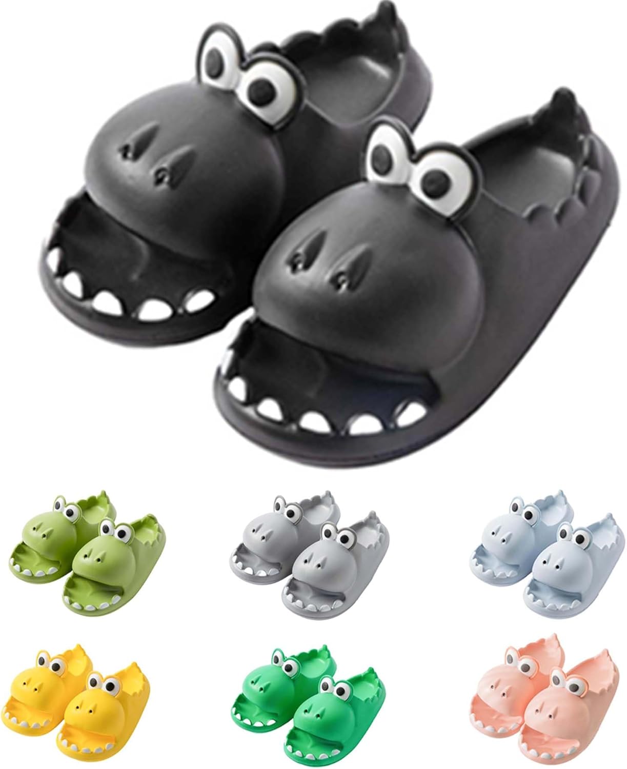 Мужские и женские шлепанцы с динозавром на подошве с толстой подошвой, противоскользящие для душа, летние пляжные, для бассейна и спа, мягкие экологичные сандалии (10-11(27 см), серый) Znel
Мужские и женские шлепанцы с динозавром на подошве с толстой подошвой, противоскользящие для душа, летние пляжные, для бассейна и спа, мягкие экологичные сандалии (10-11(27 см), серый) Znel