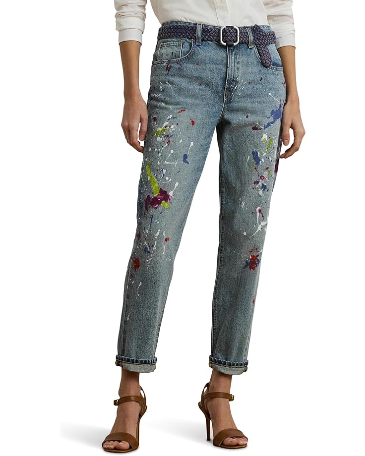 Джинсы Lauren Ralph Lauren Print Boyfriend Tapered Ankle Jeans, цвет Alicia Wash
Джинсы Lauren Ralph Lauren Print Boyfriend Tapered Ankle Jeans, цвет Alicia Wash