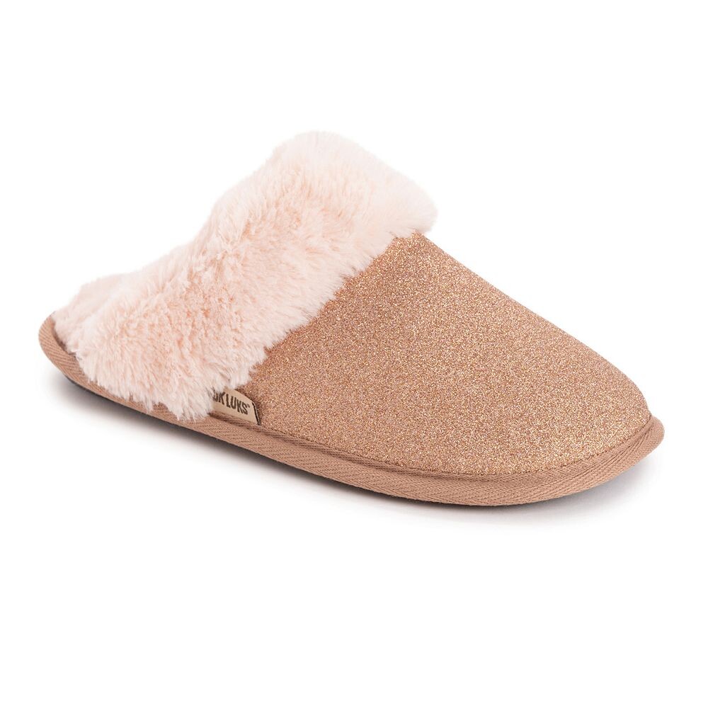 МУК ЛУКС Женские угловые тапочки с блестками Scuff MUK LUKS, цвет Rose Gold Sparkle
МУК ЛУКС Женские угловые тапочки с блестками Scuff MUK LUKS, цвет Rose Gold Sparkle