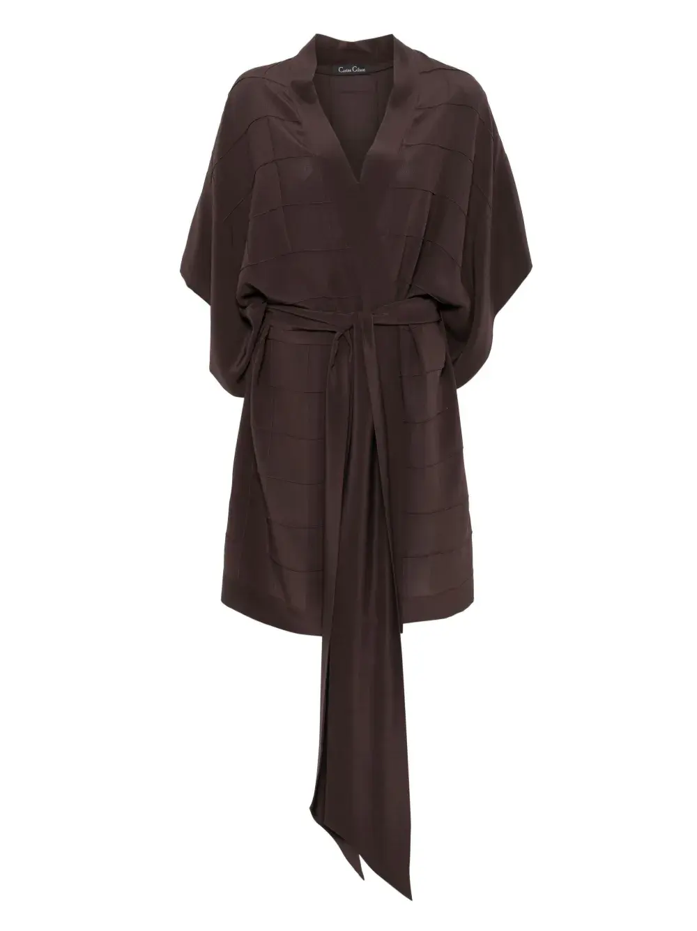 Шелковый халат Carine Gilson, коричневый
Шелковый халат Carine Gilson, коричневый