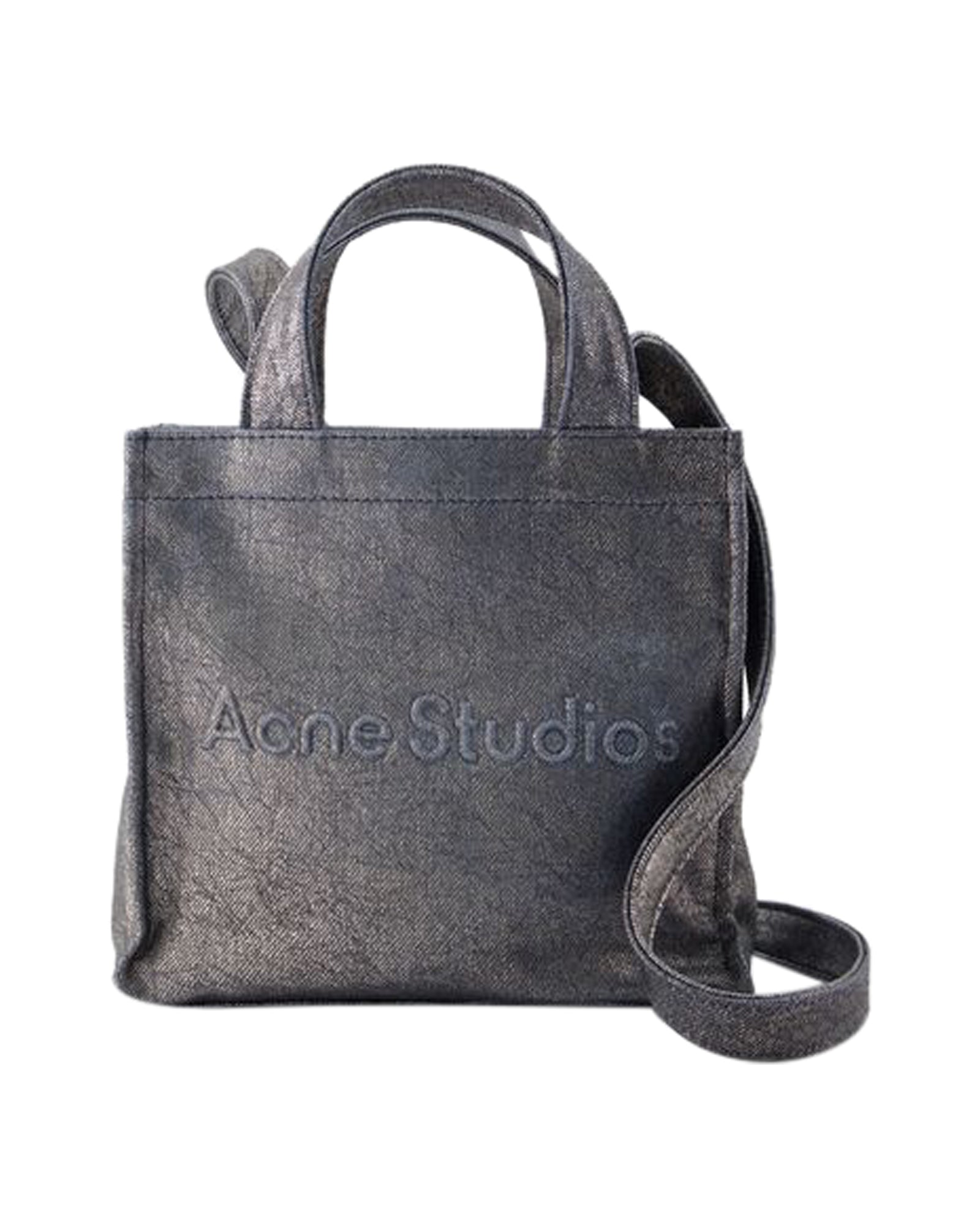 Мини-сумочка-шоппер Lunar от Acne Studios - Кожа - Серебристо-синий
Мини-сумочка-шоппер Lunar от Acne Studios - Кожа - Серебристо-синий