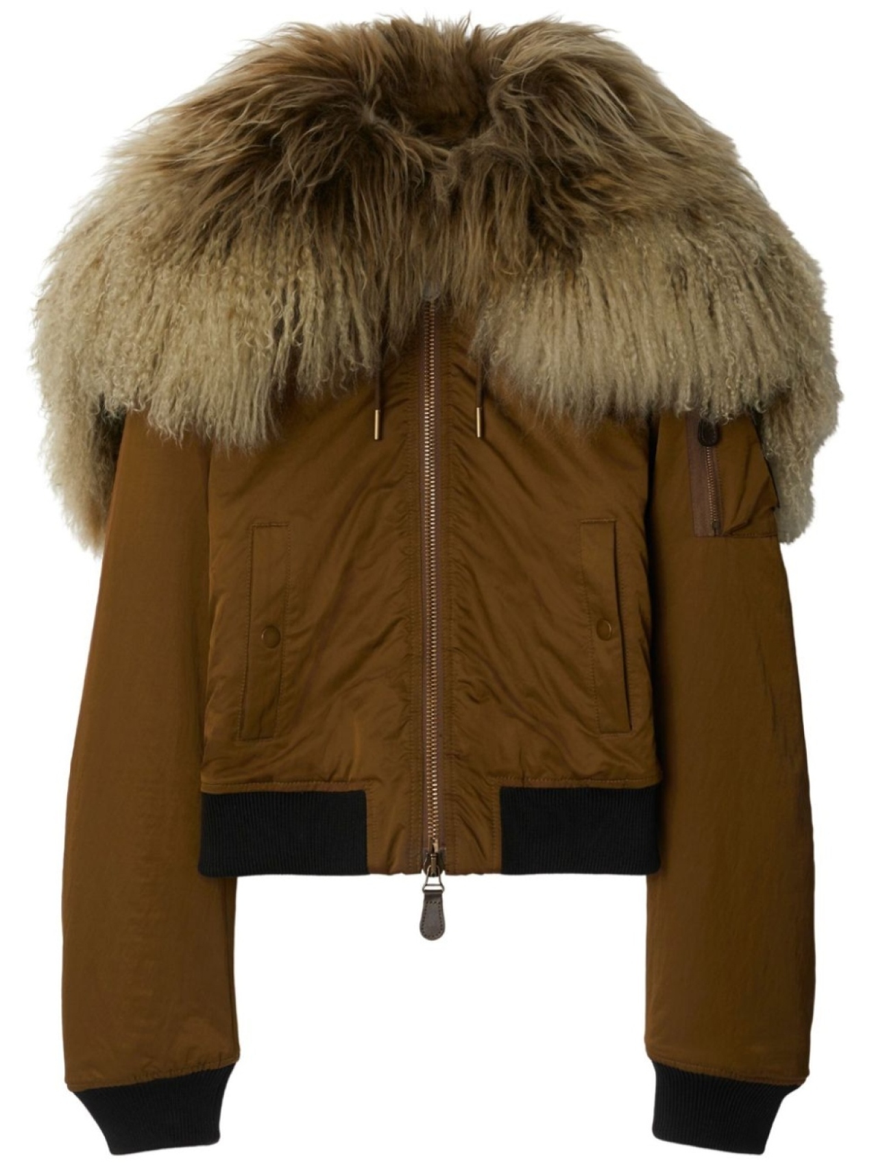 Burberry бомбер-пуховик, коричневый
Burberry бомбер-пуховик, коричневый