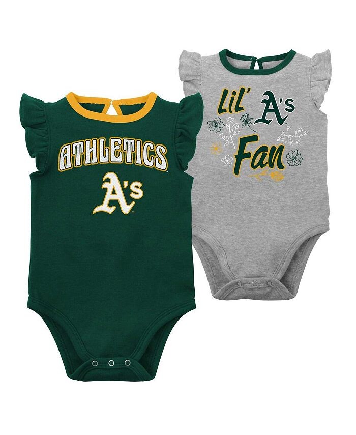 Набор из двух боди Oakland Athletics Little Fan для новорожденных, зеленый, Хизер-серый Outerstuff, зеленый
Набор из двух боди Oakland Athletics Little Fan для новорожденных, зеленый, Хизер-серый Outerstuff, зеленый
