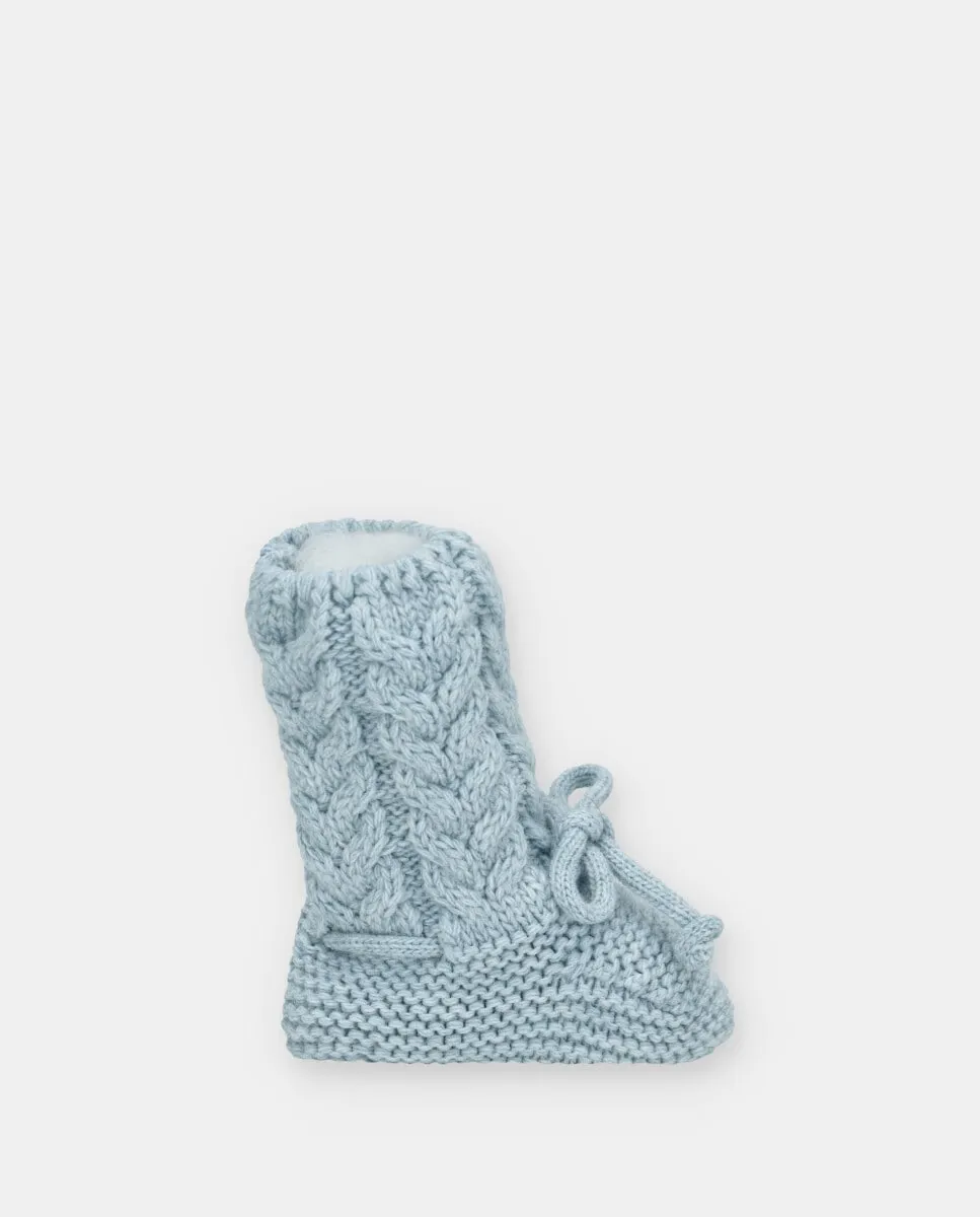 Вязаные пинетки для малышей голубовато-серого цвета Martín Aranda
Вязаные пинетки для малышей голубовато-серого цвета Martín Aranda