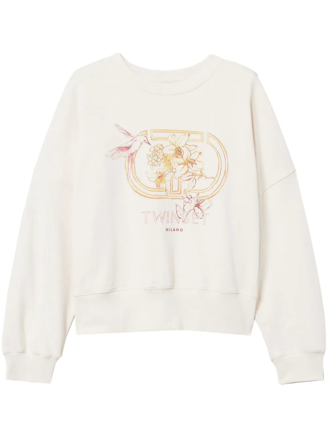 TWINSET толстовка с принтом колибри, белый
TWINSET толстовка с принтом колибри, белый