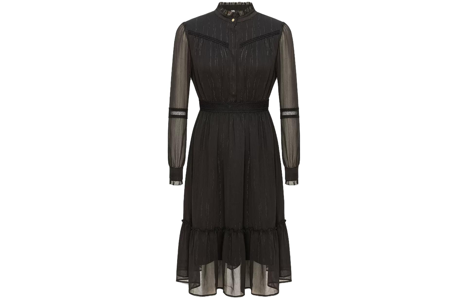 KARL LAGERFELD Длинное платье с рукавами Женское Черное KARL LAGERFELD / Karl Lagerfeld Jeans
KARL LAGERFELD Длинное платье с рукавами Женское Черное KARL LAGERFELD / Karl Lagerfeld Jeans