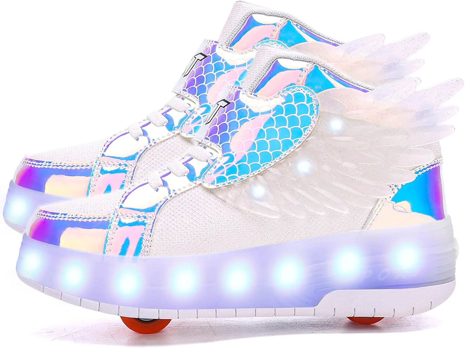 Детские роликовые кроссовки Aikuass с USB-подзарядкой и светящейся LED-подсветкой для мальчиков и девочек, белый
Детские роликовые кроссовки Aikuass с USB-подзарядкой и светящейся LED-подсветкой для мальчиков и девочек, белый