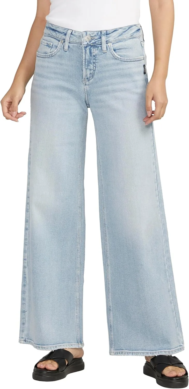 Silver Jeans Co. Женские джинсы Suki Mid Rise Curvy Fit Wide Leg
Silver Jeans Co. Женские джинсы Suki Mid Rise Curvy Fit Wide Leg