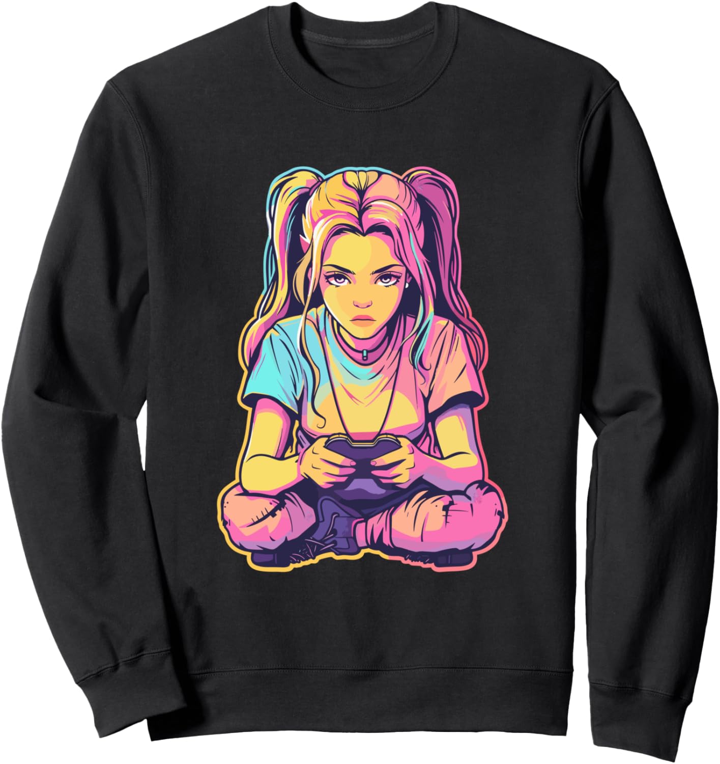 Толстовка с изображением девушки-геймерши в стиле комиксов для LAN-вечеринки Funny Game Lover Shirts For Girls, черный
Толстовка с изображением девушки-геймерши в стиле комиксов для LAN-вечеринки Funny Game Lover Shirts For Girls, черный