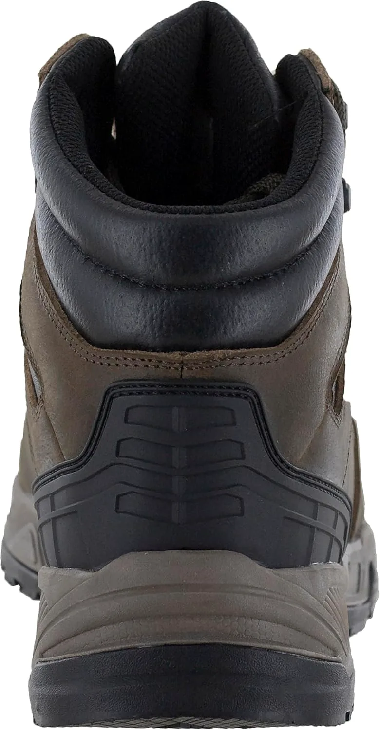 Мужские рабочие ботинки Northside Mens Garner Mid CT с композитным носком, водонепроницаемые - защита от электрических рисков, устойчивость к маслу и скольжению, стелька с эффектом памяти - верх из цельной кожи с межподошвой EVA, коричневый
Мужские рабочие ботинки Northside Mens Garner Mid CT с композитным носком, водонепроницаемые - защита от электрических рисков, устойчивость к маслу и скольжению, стелька с эффектом памяти - верх из цельной кожи с межподошвой EVA, коричневый