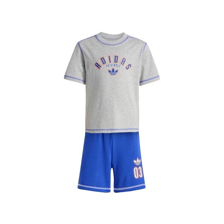Adidas Originals Спортивный повседневный комплект из 2 предметов размер M цвет heather gray/bright blue детский
Adidas Originals Спортивный повседневный комплект из 2 предметов размер M цвет heather gray/bright blue детский