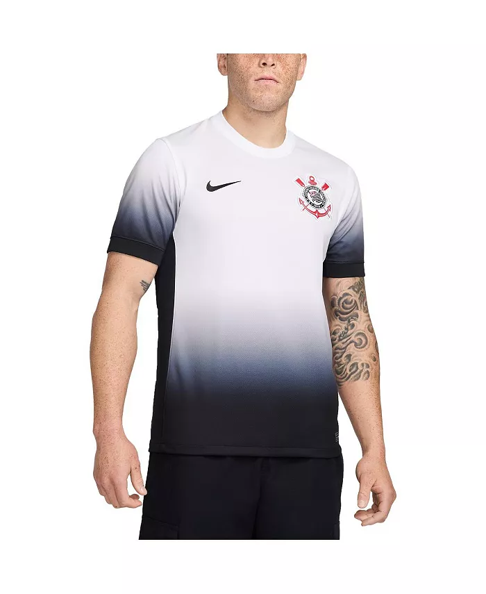 Мужская белая реплика домашней футболки Corinthians 2024/25 Nike
Мужская белая реплика домашней футболки Corinthians 2024/25 Nike