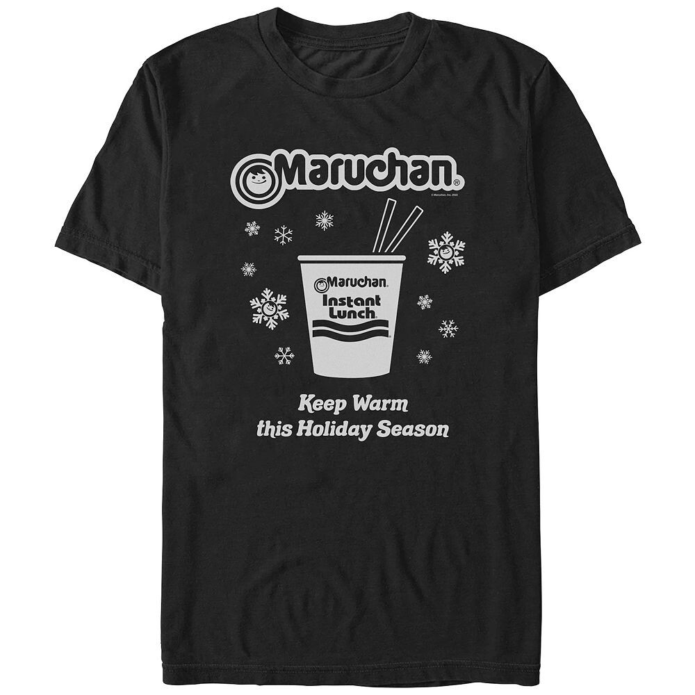 Мужская футболка Maruchan Keep Warm This Holiday Season с графическим рисунком Licensed Character, черный
Мужская футболка Maruchan Keep Warm This Holiday Season с графическим рисунком Licensed Character, черный
