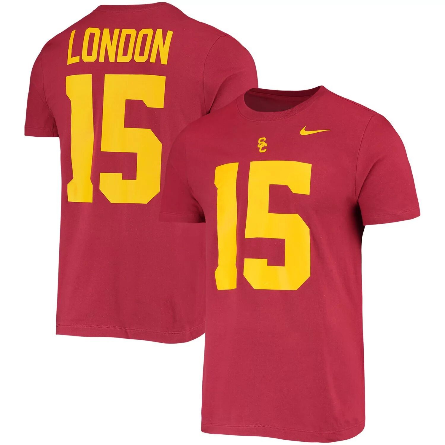Мужская футболка Drake London Cardinal USC Trojans 2022 NFL Draft с именем и номером Nike
Мужская футболка Drake London Cardinal USC Trojans 2022 NFL Draft с именем и номером Nike