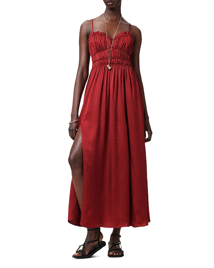 Фаэлин Макси-платье с кружевной отделкой и разрезом по боку ALLSAINTS, красный
Фаэлин Макси-платье с кружевной отделкой и разрезом по боку ALLSAINTS, красный