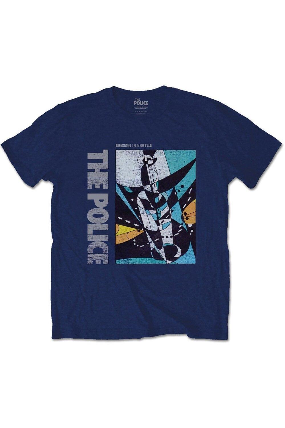 Хлопковая футболка «Послание в бутылке» The Police, темно-синий
Хлопковая футболка «Послание в бутылке» The Police, темно-синий
