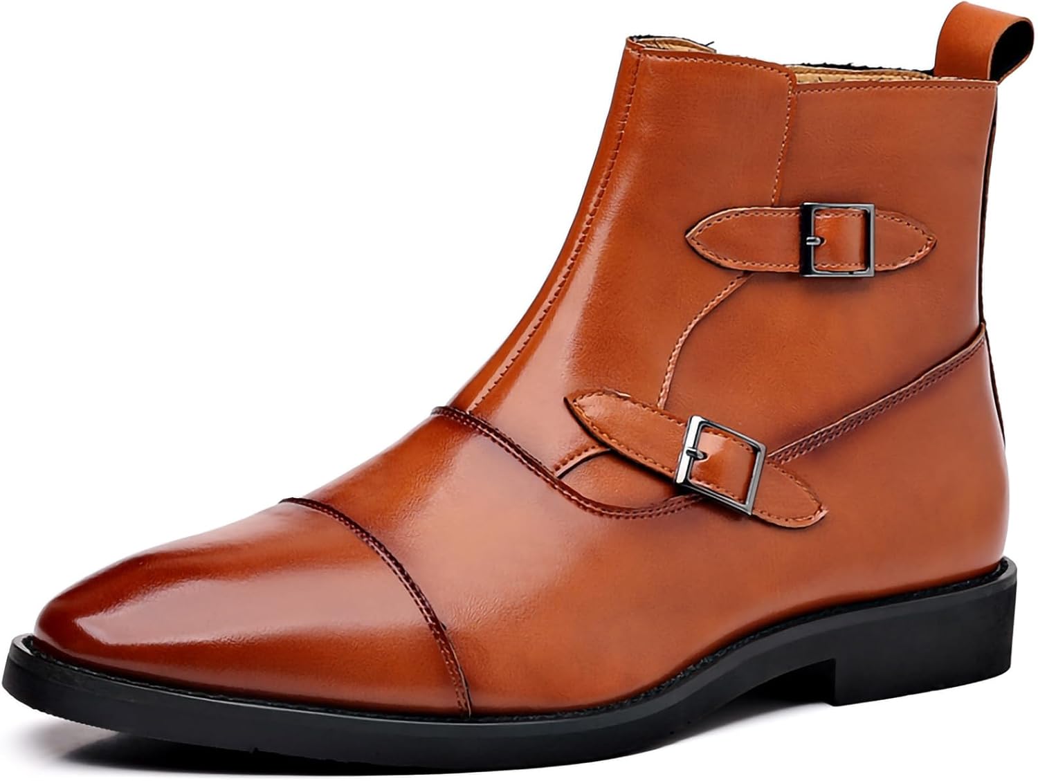 Мужские ботинки челси с боковой молнией, без шнурков, модные повседневные, до щиколотки, деловые, рабочие ботинки Generic, коричневый
Мужские ботинки челси с боковой молнией, без шнурков, модные повседневные, до щиколотки, деловые, рабочие ботинки Generic, коричневый