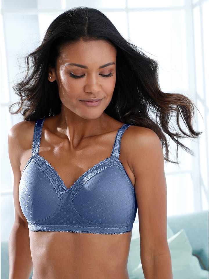 Бюстгальтер с подушечками без косточек синего цвета WITT WEIDEN
Бюстгальтер с подушечками без косточек синего цвета WITT WEIDEN