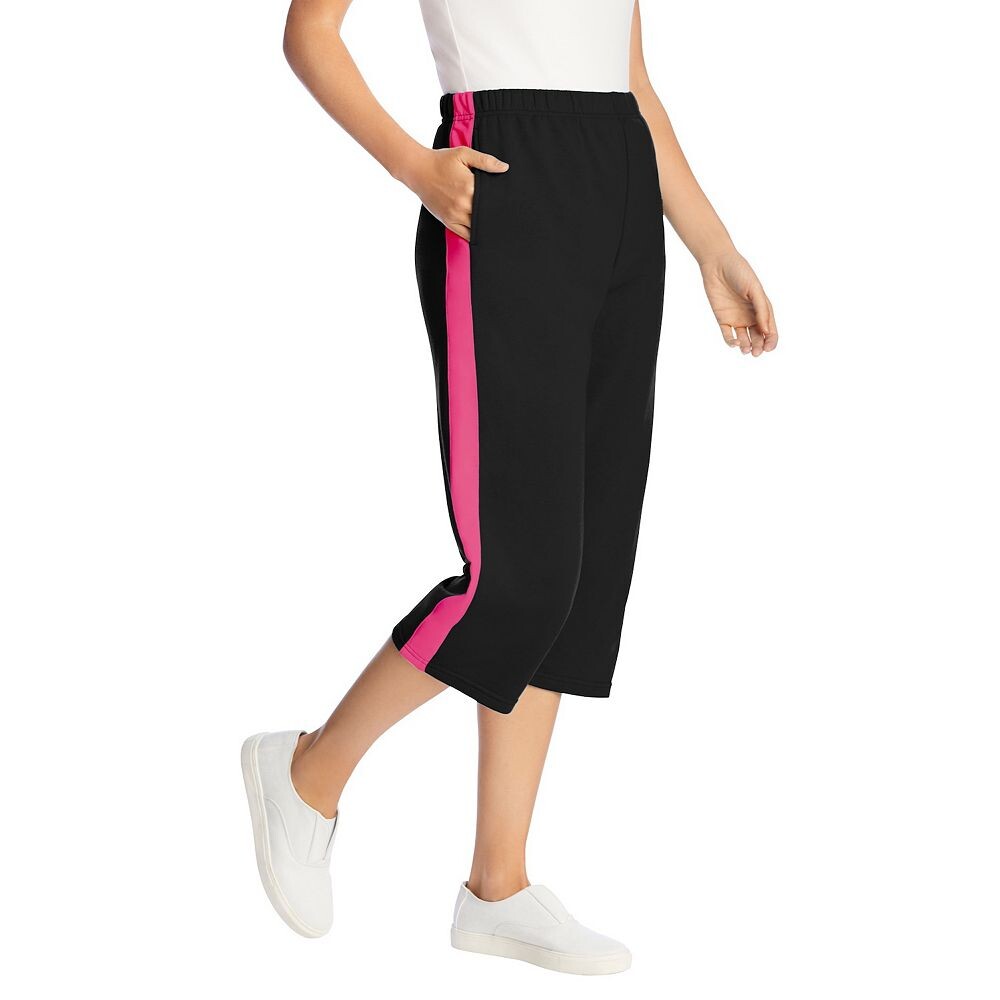 Женские хлопковые капри больших размеров с полосками по бокам Woman Within, цвет Black Raspberry Sorbet
Женские хлопковые капри больших размеров с полосками по бокам Woman Within, цвет Black Raspberry Sorbet
