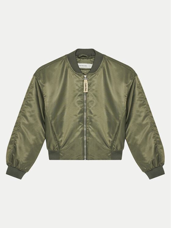 Бомбер стандартного кроя Calvin Klein Jeans, зеленый
Бомбер стандартного кроя Calvin Klein Jeans, зеленый