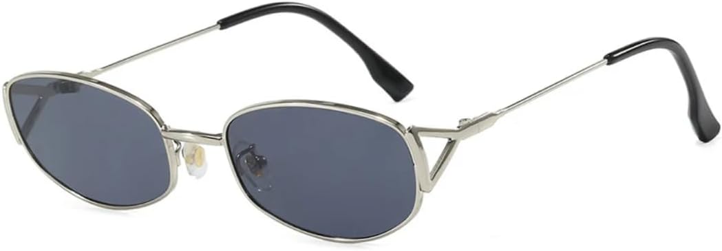 Роскошные маленькие овальные солнцезащитные очки для мужчин и женщин, модные винтажные панк-очки с защитой от УФ-излучения UV400, очки для вождения, летние и дорожные очки VVTWSSW, Silver Gray
Роскошные маленькие овальные солнцезащитные очки для мужчин и женщин, модные винтажные панк-очки с защитой от УФ-излучения UV400, очки для вождения, летние и дорожные очки VVTWSSW, Silver Gray