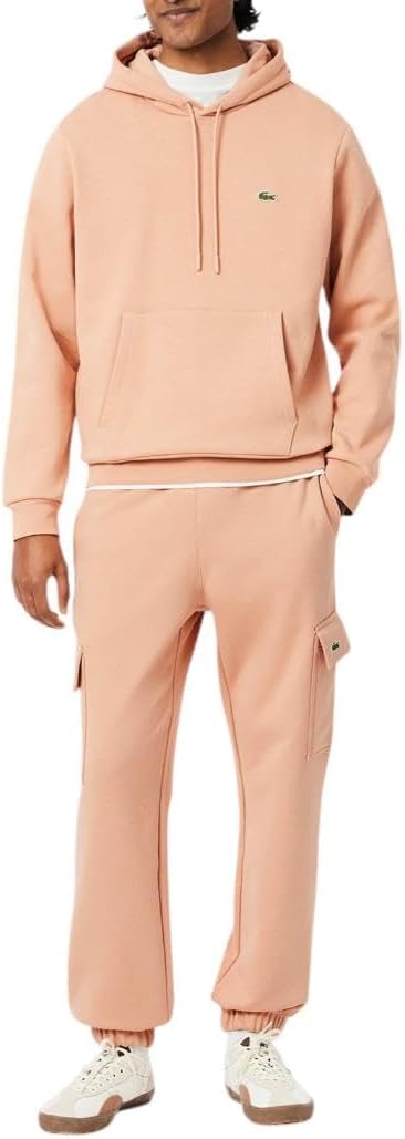 Мужские спортивные брюки-карго Lacoste Regular Fit из неначесаного флиса, Latte
Мужские спортивные брюки-карго Lacoste Regular Fit из неначесаного флиса, Latte