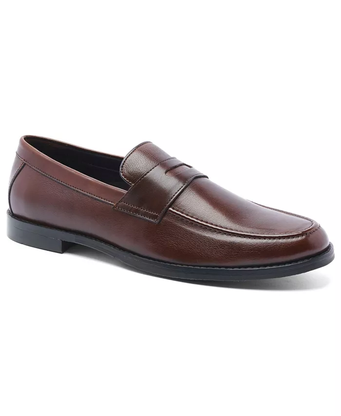 Мужские кожаные лоферы Sherman Penny Slip-On Anthony Veer, коричневый 
Мужские кожаные лоферы Sherman Penny Slip-On Anthony Veer, коричневый