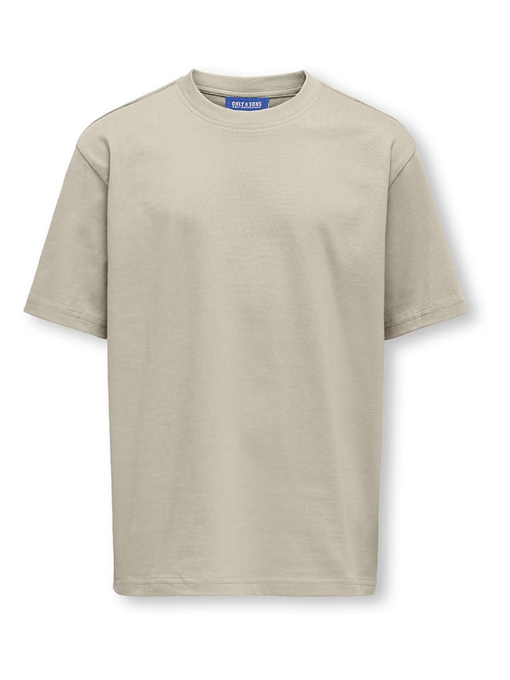Футболка ONLY & SONS Junior, бежевый 
Футболка ONLY & SONS Junior, бежевый