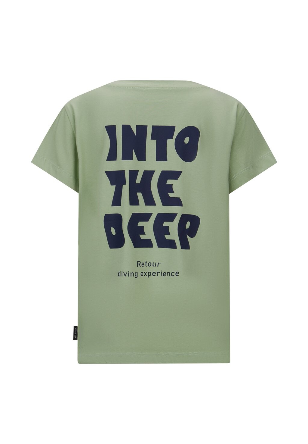 Принт на футболке Retour Jeans, фисташковый 
Принт на футболке Retour Jeans, фисташковый