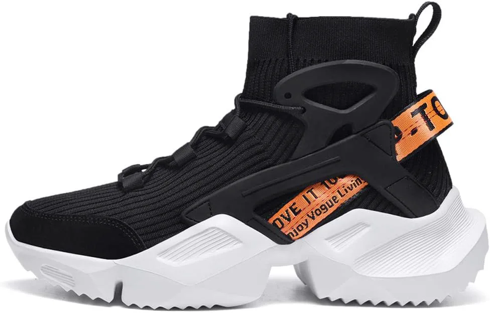 Мужские кроссовки YOHI для бега, высокие кеды, стильные теннисные и прогулочные обувь, повседневные спортивные кроссовки для тренажерного зала, черный
Мужские кроссовки YOHI для бега, высокие кеды, стильные теннисные и прогулочные обувь, повседневные спортивные кроссовки для тренажерного зала, черный