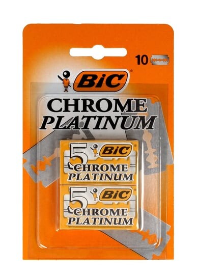 Лезвия для бритвы, 2х5 шт. Bic, Chrome Platinum
Лезвия для бритвы, 2х5 шт. Bic, Chrome Platinum