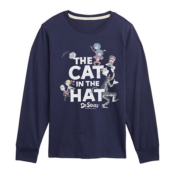Футболка с длинным рукавом The Cat in the Hat для мальчиков 8-20 Dr. Seuss, Navy
Футболка с длинным рукавом The Cat in the Hat для мальчиков 8-20 Dr. Seuss, Navy