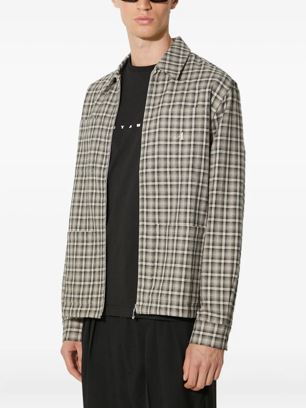 Клетчатая куртка-рубашка на молнии Awake NY, коричневый
Клетчатая куртка-рубашка на молнии Awake NY, коричневый