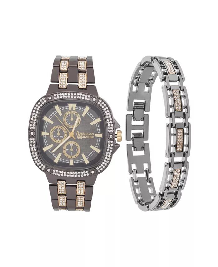 Мужские часы с браслетом Crystal 46 мм, подарочный набор American Exchange, серебряный
Мужские часы с браслетом Crystal 46 мм, подарочный набор American Exchange, серебряный