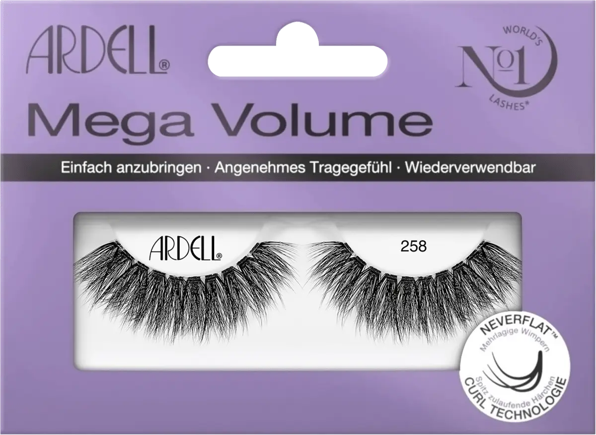 Ресницы искусственные Mega Volume 258 (1 пара) 2 шт. ARDELL
Ресницы искусственные Mega Volume 258 (1 пара) 2 шт. ARDELL