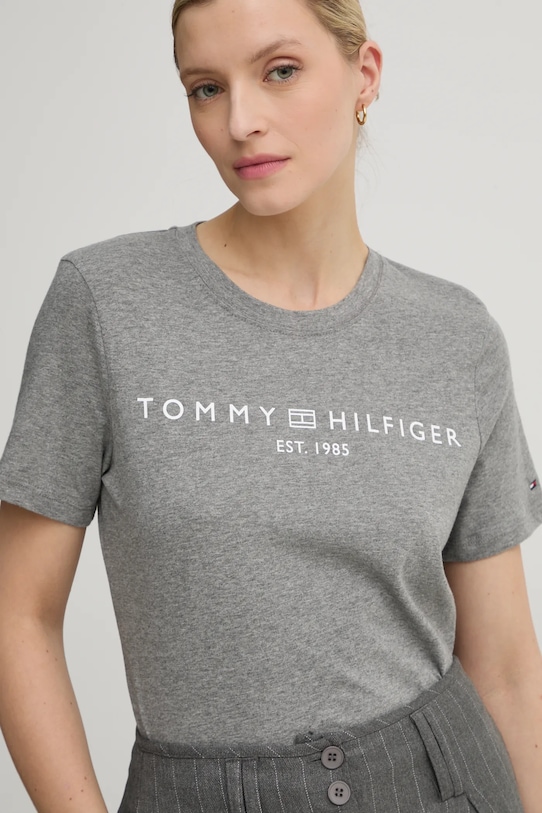 Хлопковая футболка Tommy Hilfiger, серый
Хлопковая футболка Tommy Hilfiger, серый
