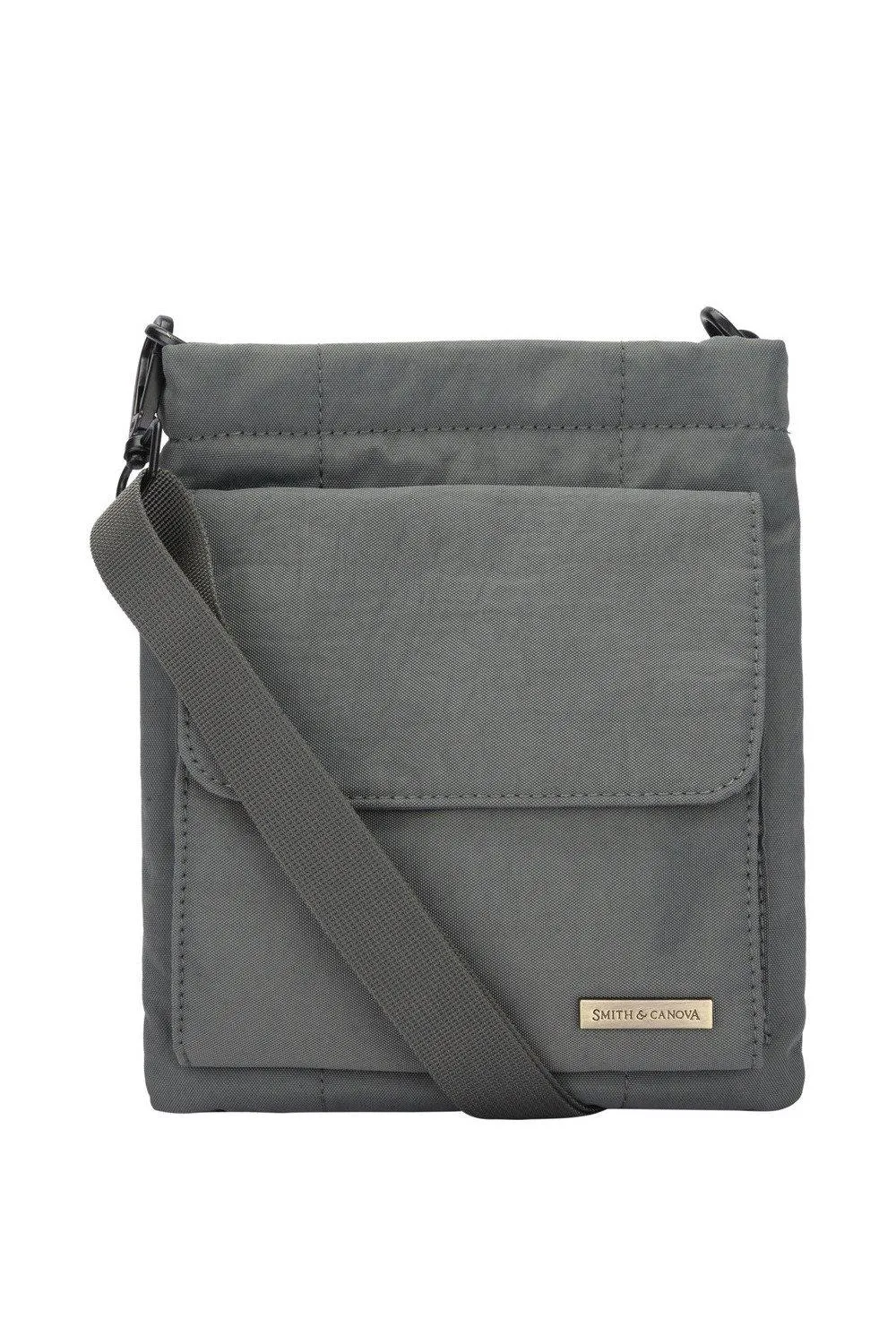 Нейлоновая сумка через плечо с портретом Smith and Canova, серый
Нейлоновая сумка через плечо с портретом Smith and Canova, серый