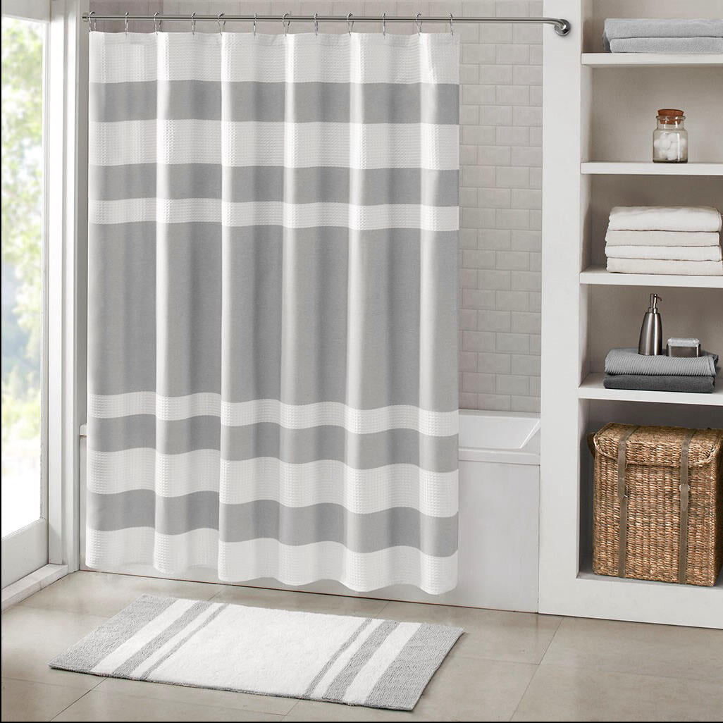 Серая занавеска для душа Home Outfitters с обработкой 3M, 108 дюймов x 72 дюйма, занавеска для душа для ванных комнат, классическая, цвет One Size
Серая занавеска для душа Home Outfitters с обработкой 3M, 108 дюймов x 72 дюйма, занавеска для душа для ванных комнат, классическая, цвет One Size