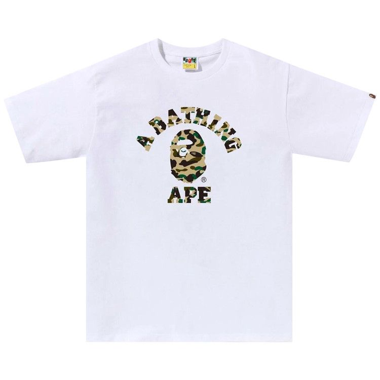 Футболка BAPE 1st Camo College Tee, White/Yellow
Футболка BAPE 1st Camo College Tee, White/Yellow
