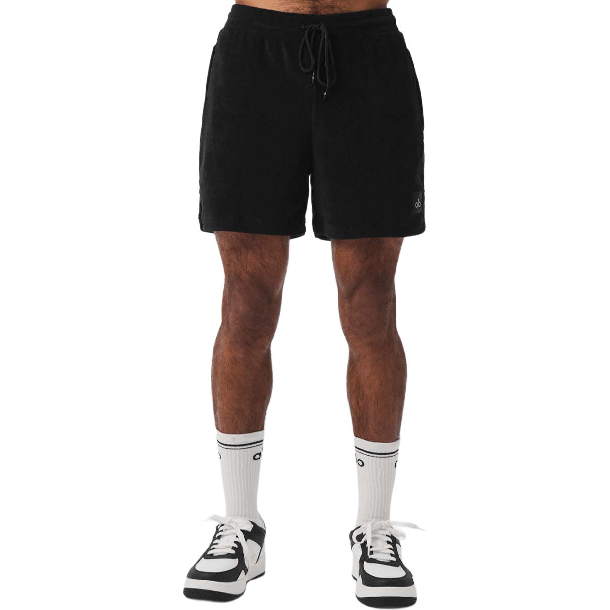7' Прибрежные Терри Короткие Повседневные Шорты Мужские Alo Yoga, Черный
7' Прибрежные Терри Короткие Повседневные Шорты Мужские Alo Yoga, Черный