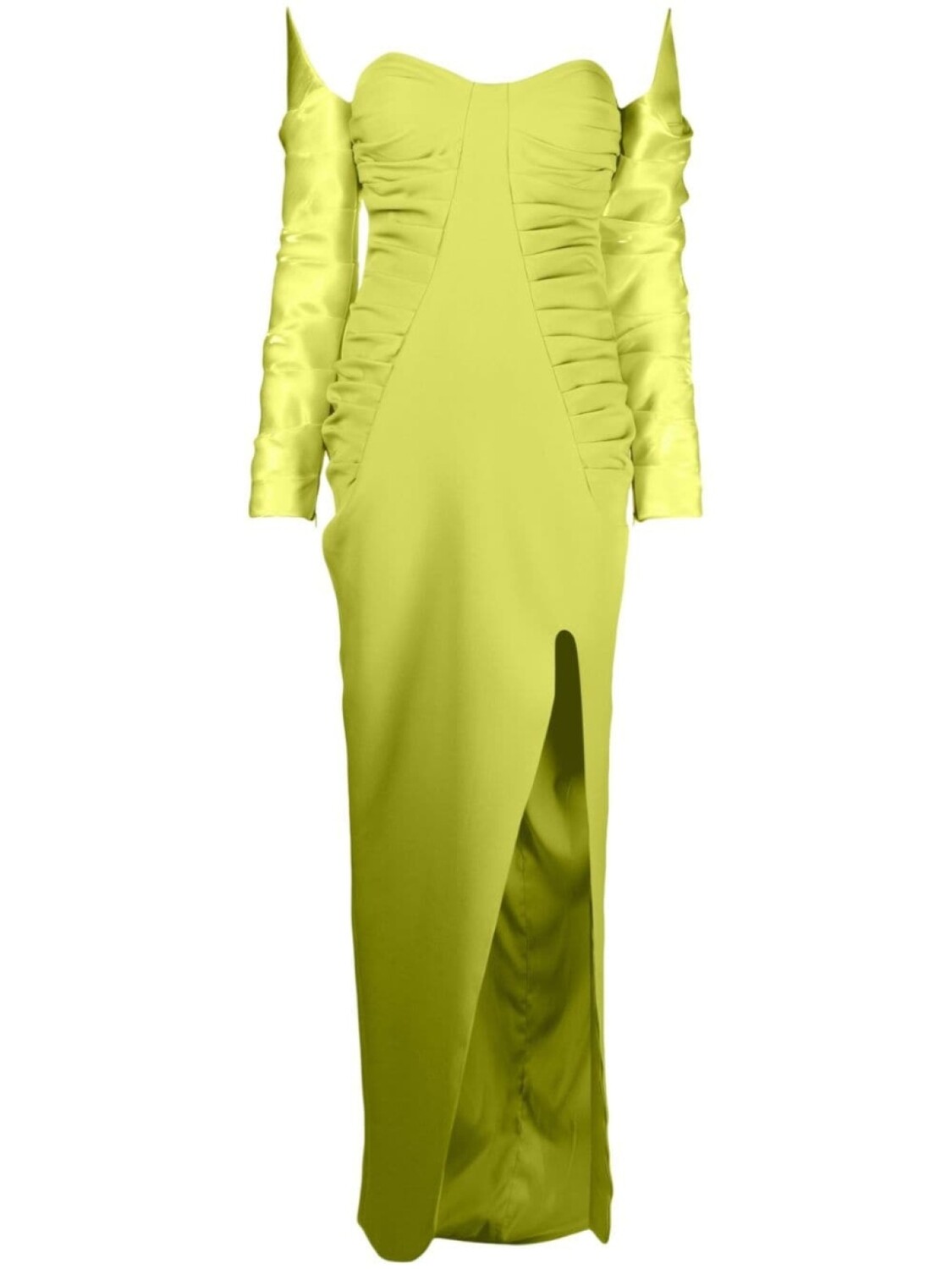 Gaby Charbachy платье с открытыми плечами и сборками, зеленый
Gaby Charbachy платье с открытыми плечами и сборками, зеленый