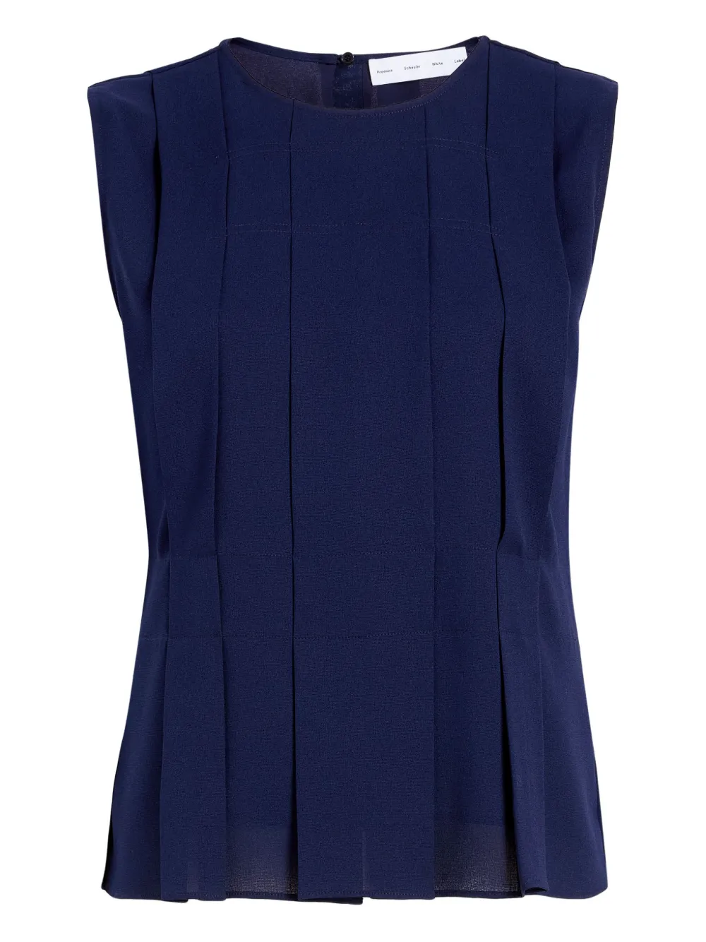 Плиссированный топ Makayla без рукавов Proenza Schouler White Label, синий
Плиссированный топ Makayla без рукавов Proenza Schouler White Label, синий