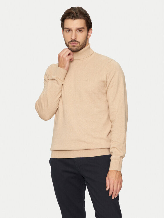 Свитер с высоким воротником обычного кроя Bugatti, бежевый
Свитер с высоким воротником обычного кроя Bugatti, бежевый