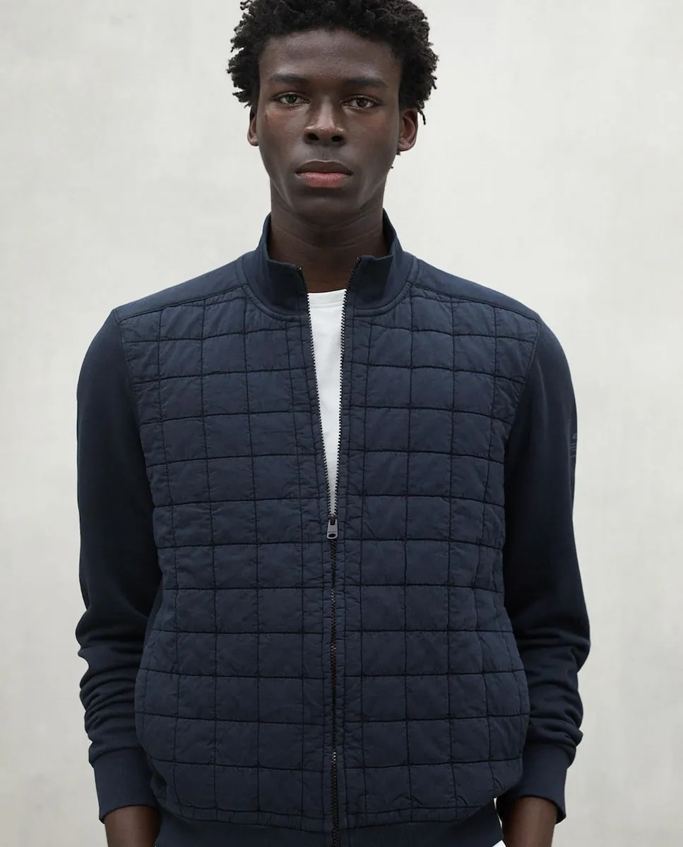 Мужская толстовка с застежкой-молнией и боковыми карманами Ecoalf, тёмно-синий 
Мужская толстовка с застежкой-молнией и боковыми карманами Ecoalf, тёмно-синий