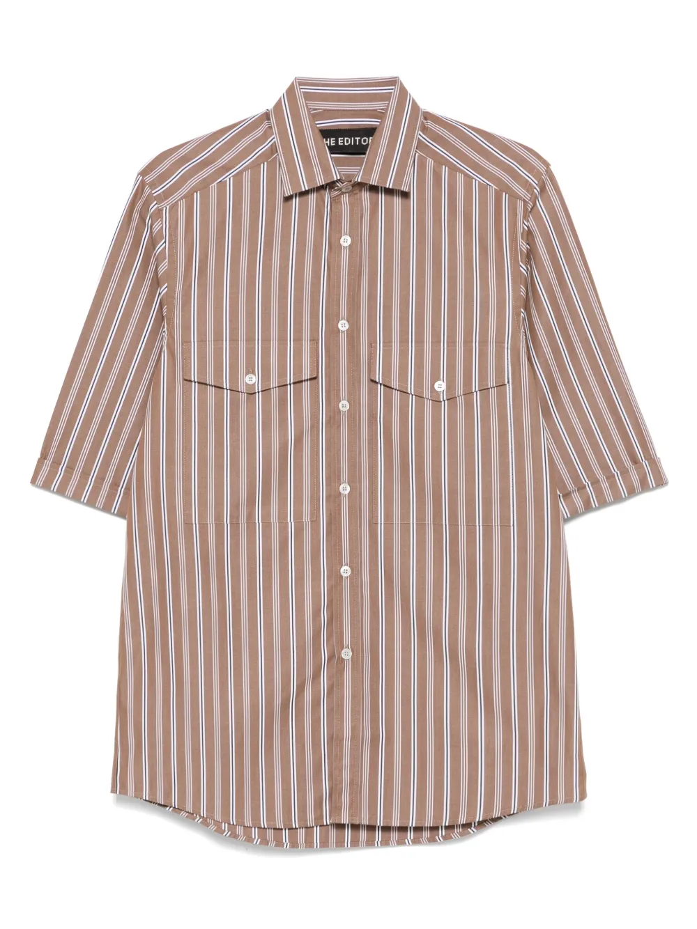 Рубашка в полоску The Editor, коричневый
Рубашка в полоску The Editor, коричневый