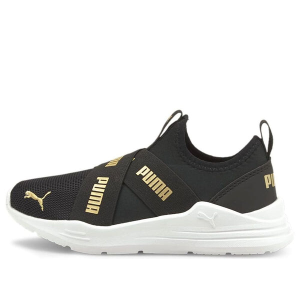 Кроссовки wired run slip-on 'black team gold' Puma, черный
Кроссовки wired run slip-on 'black team gold' Puma, черный